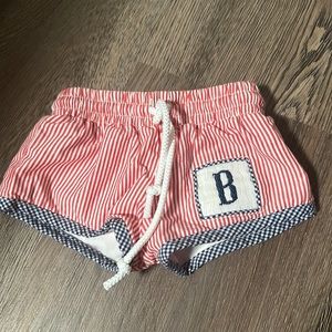 Busy Bees Smocks B smocked swim trunks